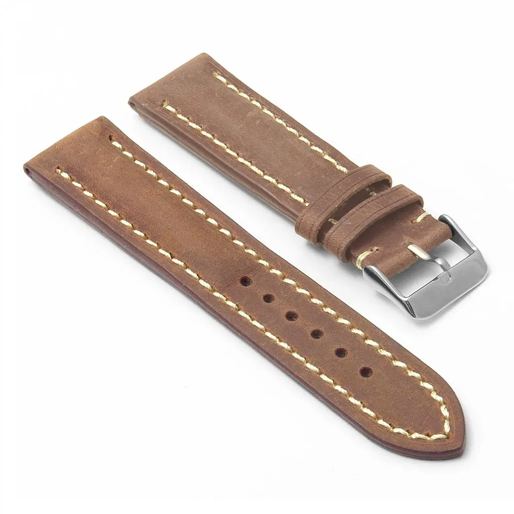 DASSARI Avant Distressed Italian Leather Strap