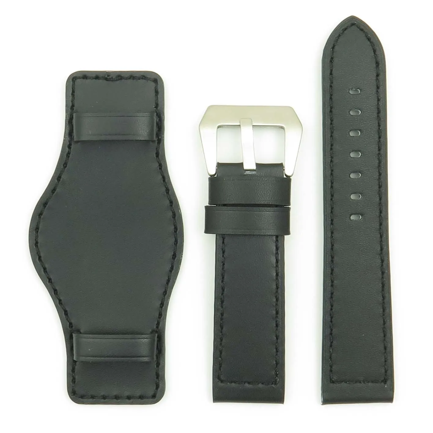 DASSARI Empire Thick Leather Bund Strap