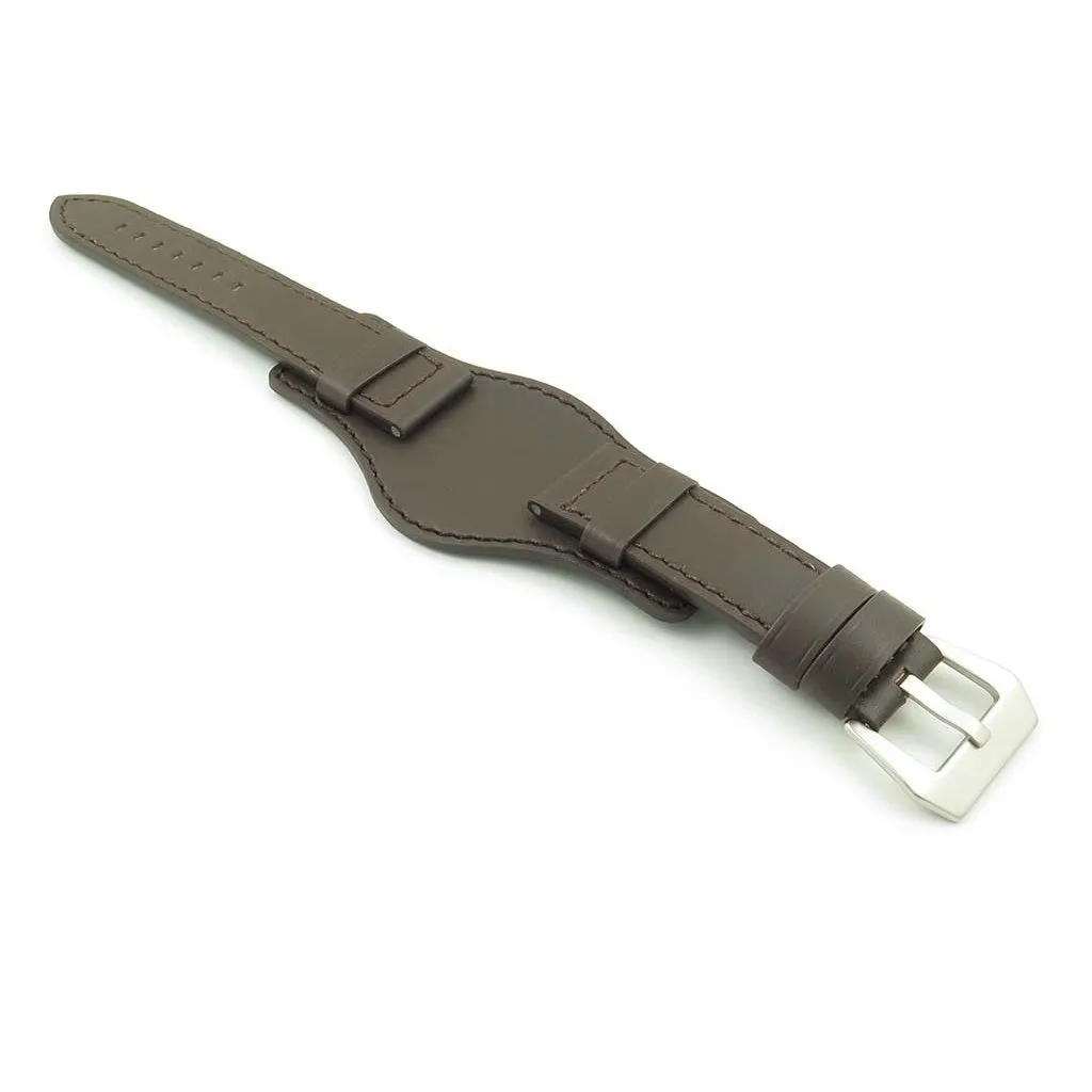 DASSARI Empire Thick Leather Bund Strap