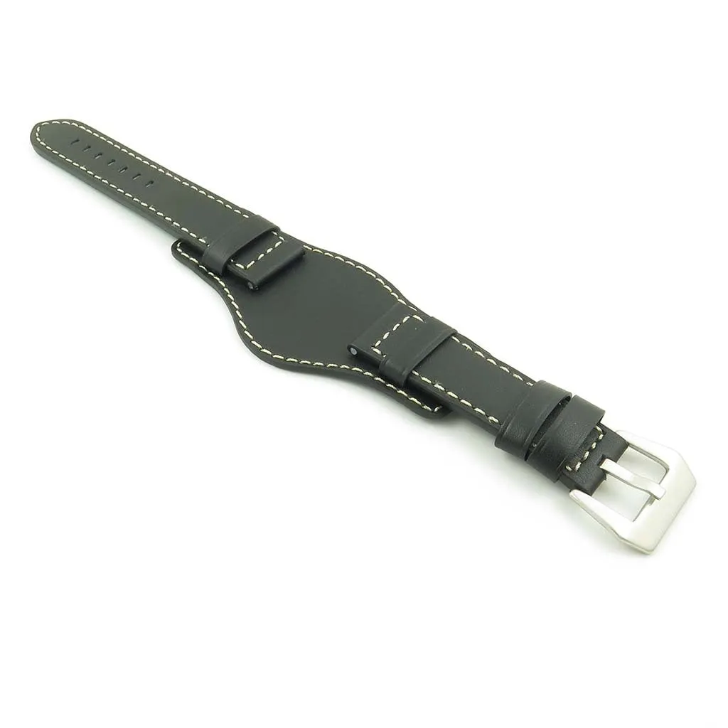 DASSARI Empire Thick Leather Bund Strap