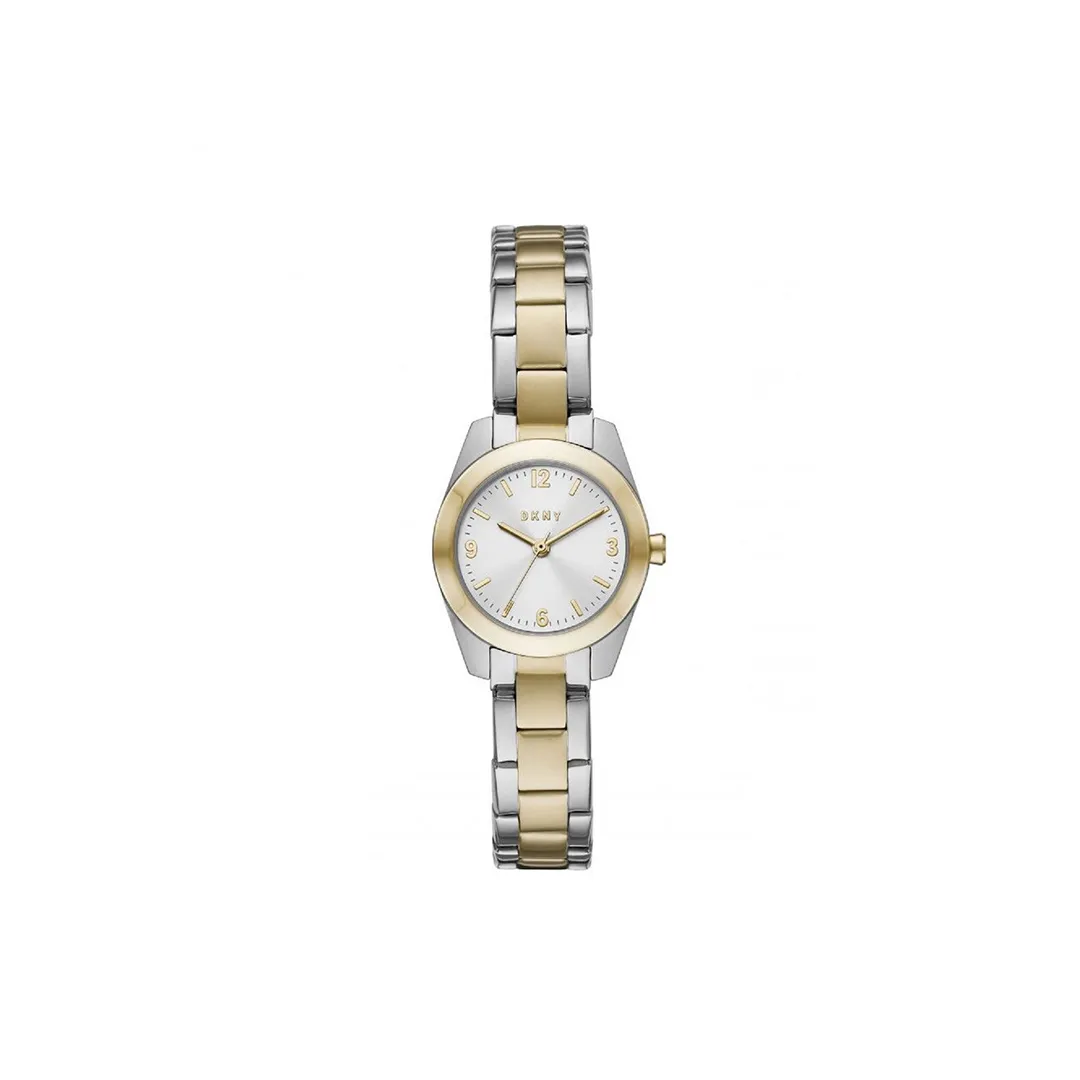 DKNY Nolita Stainless Steel 2 Tone Rose Gold Watch