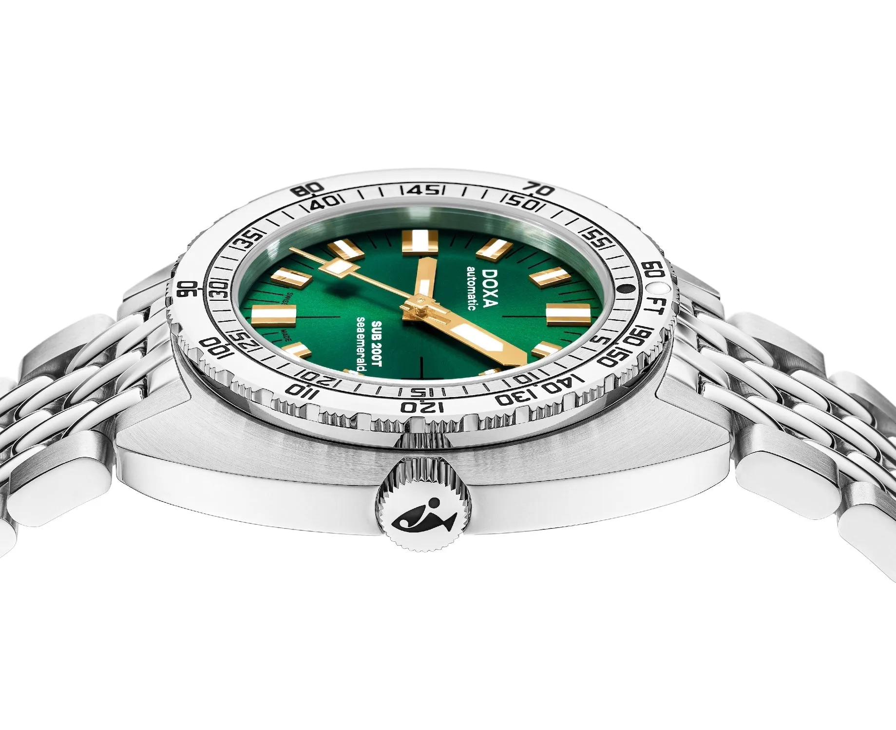 Doxa SUB 200T Sea Emerald Sunray Bracelet