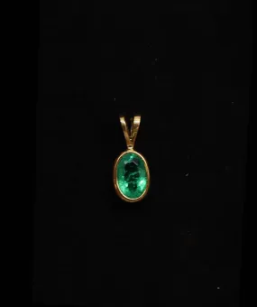 Emerald Columbian Yellow Gold Natural MS7866.8