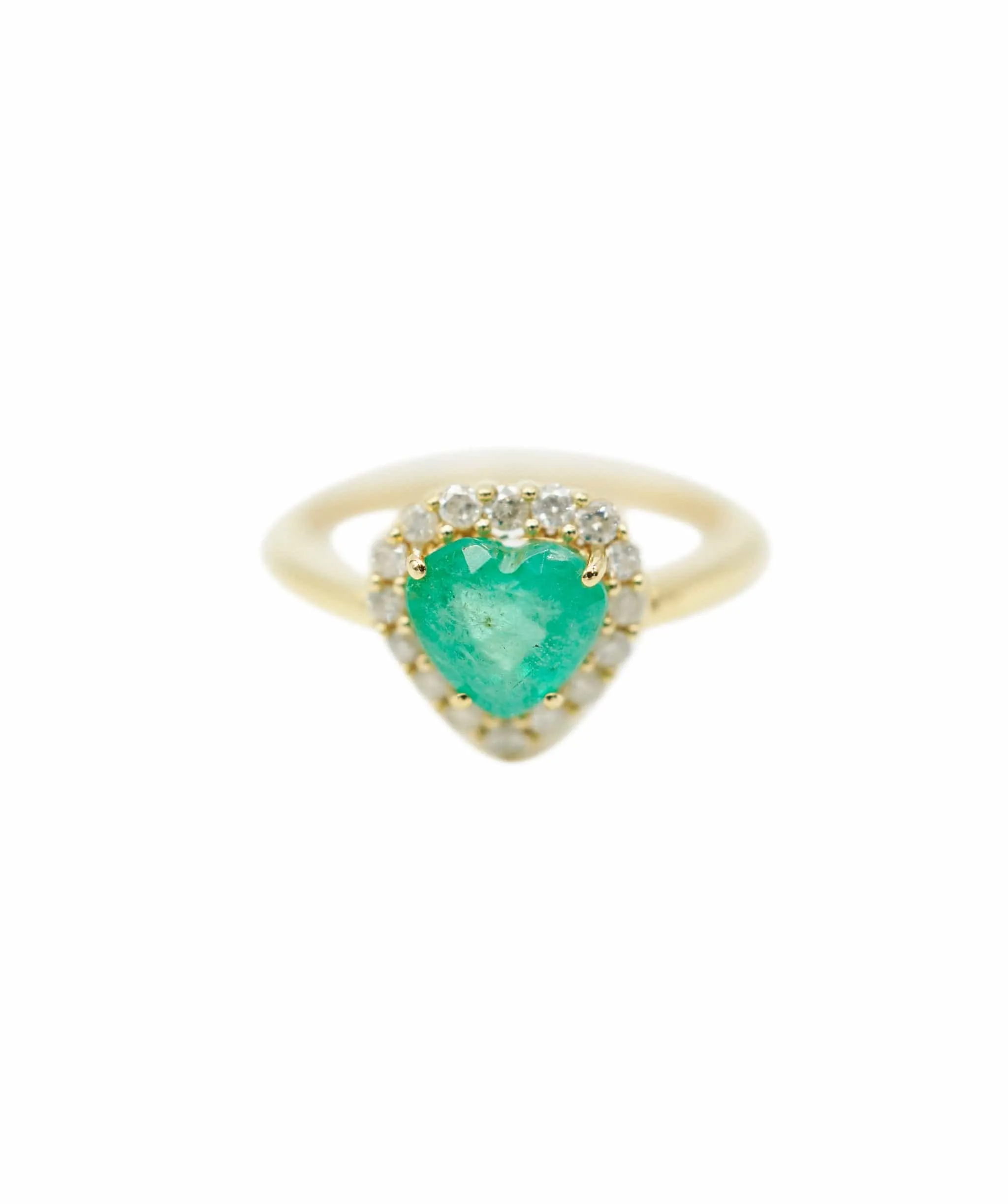 Emerald H/S Dia Ring YG DXBV0015