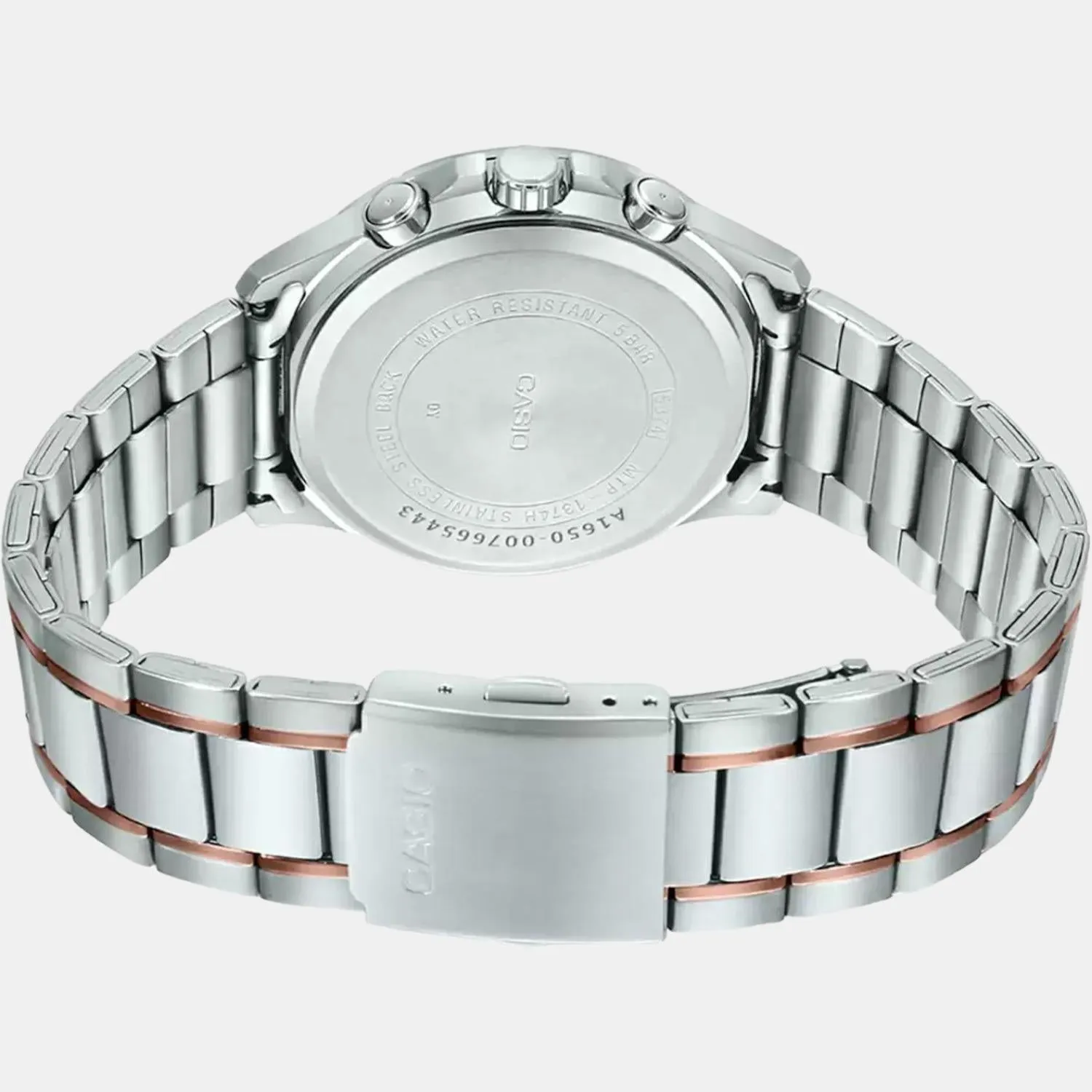 Enticer Men's Chronograph Stainless Steel Watch A1651 - MTP-1374HRG-9AVIF