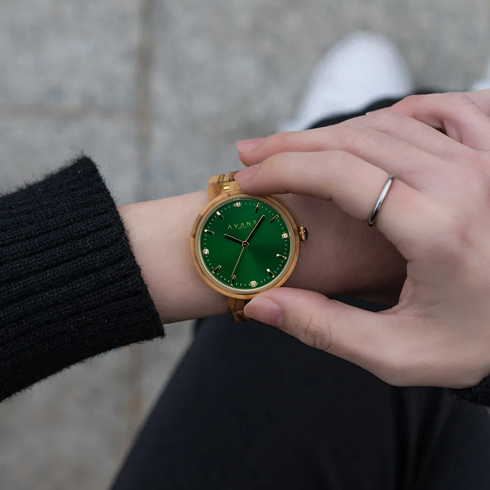 EUPHORIA - GOLD EMERALD - WOMEN'S by AVANTWOOD