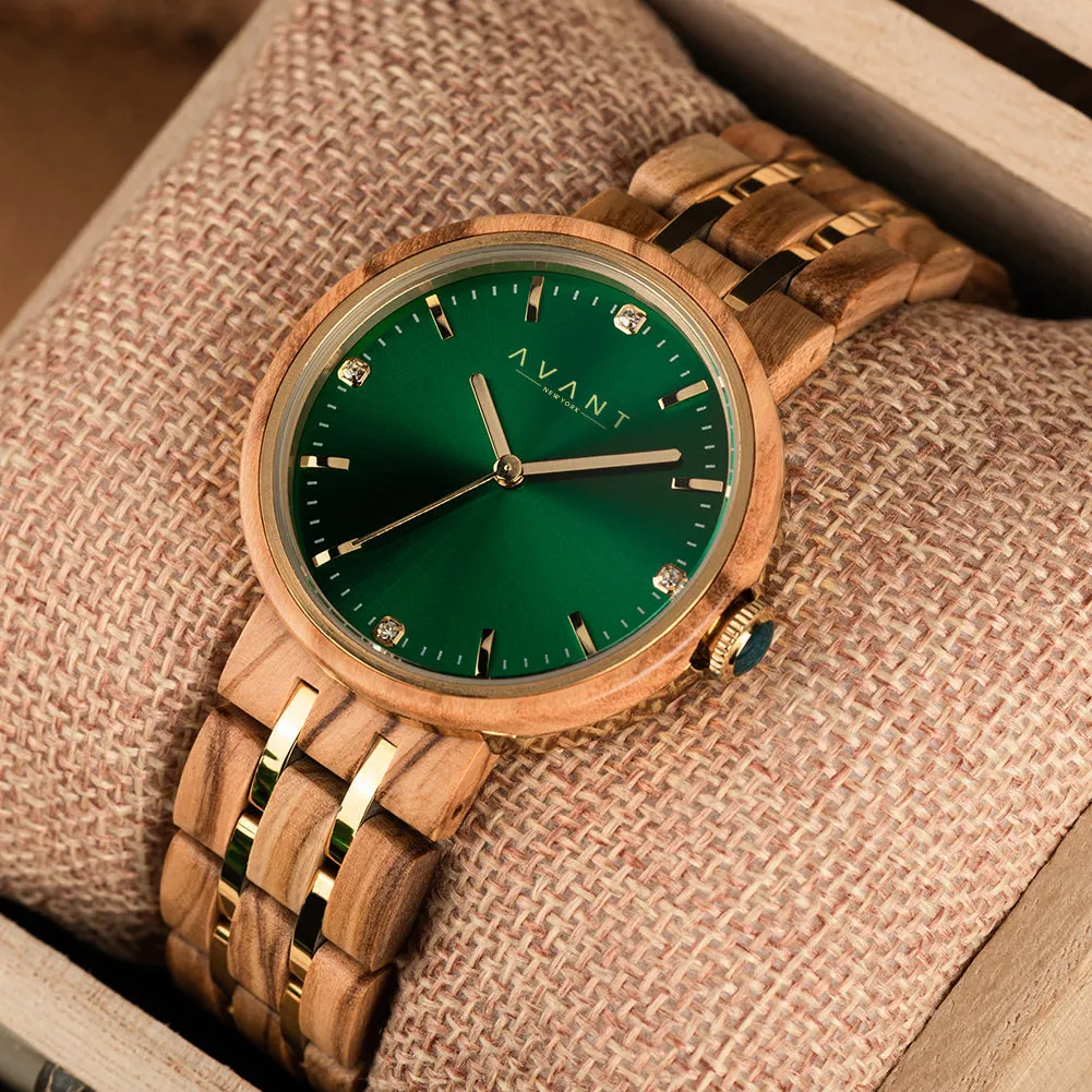 EUPHORIA - GOLD EMERALD - WOMEN'S by AVANTWOOD