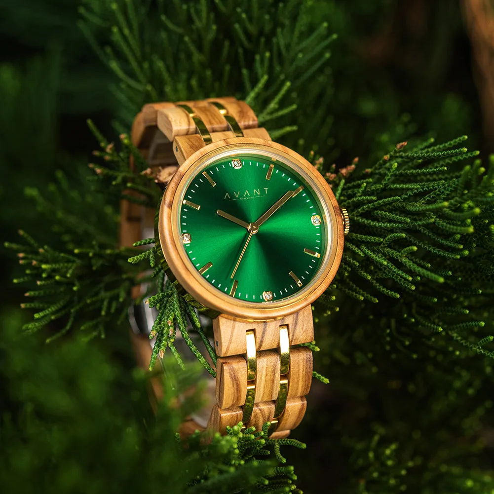 EUPHORIA - GOLD EMERALD - WOMEN'S by AVANTWOOD
