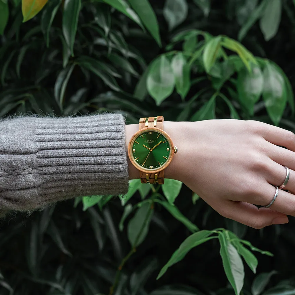EUPHORIA - GOLD EMERALD - WOMEN'S by AVANTWOOD