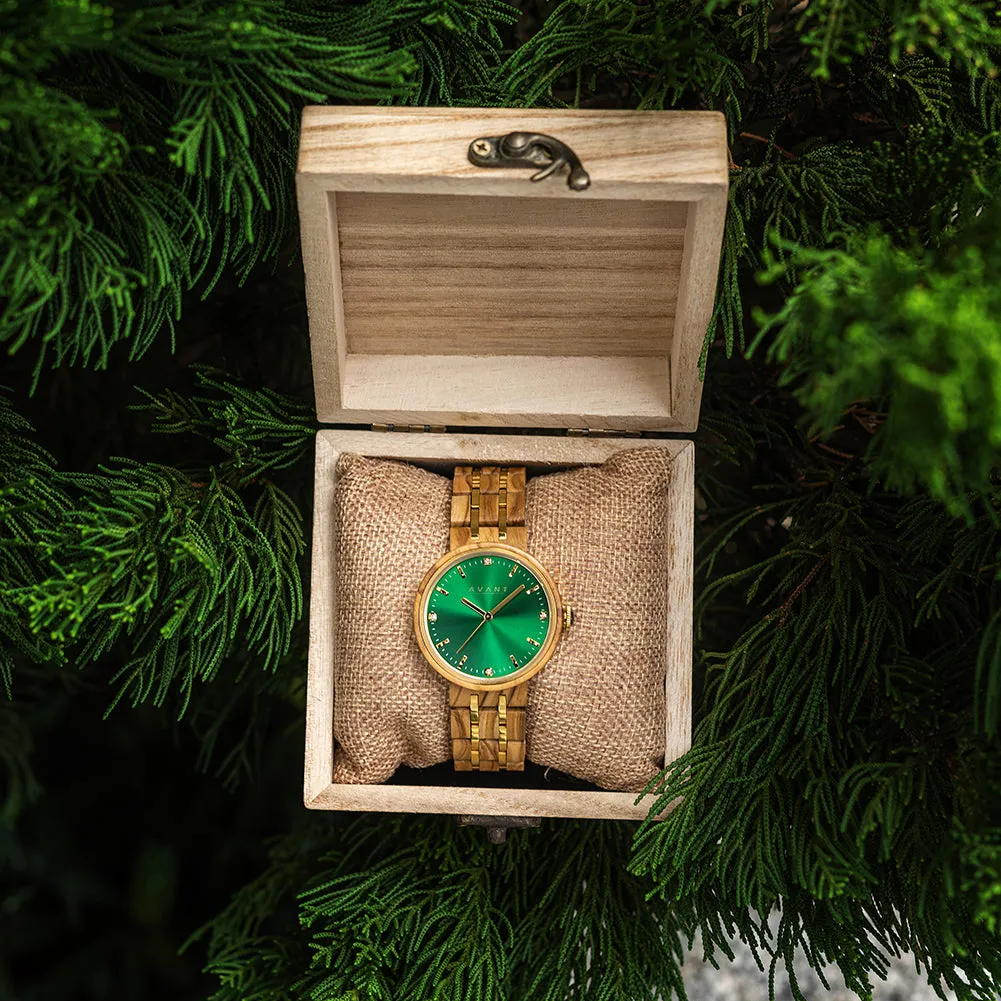 EUPHORIA - GOLD EMERALD - WOMEN'S by AVANTWOOD
