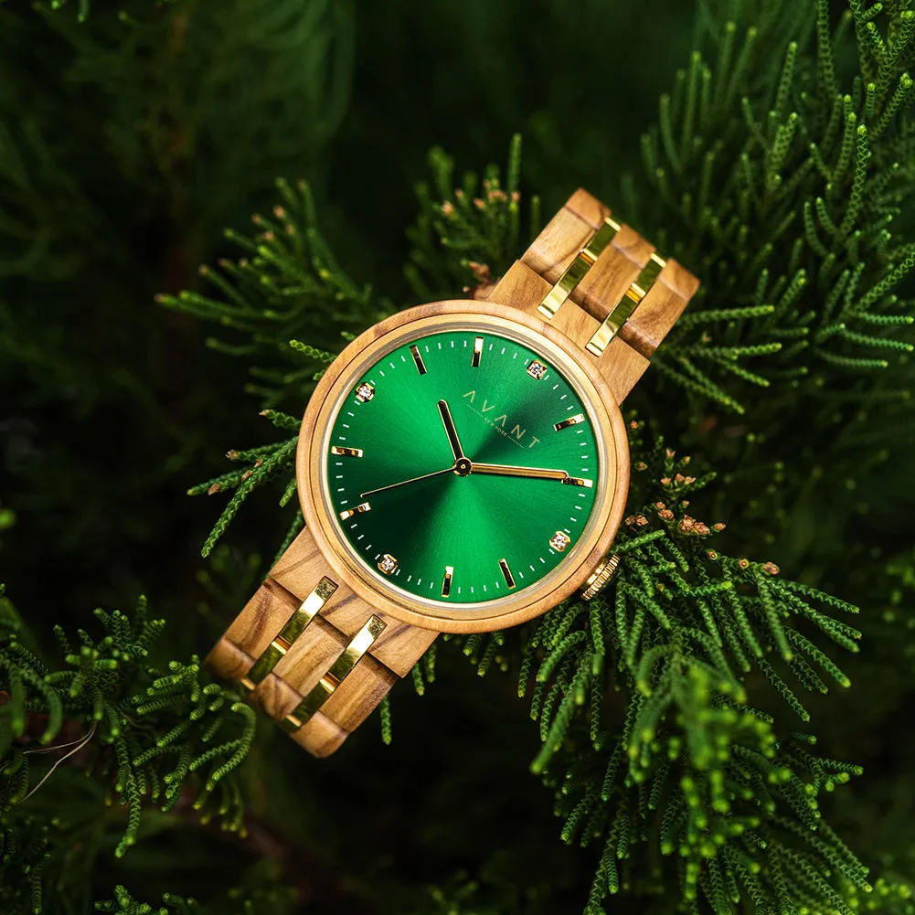EUPHORIA - GOLD EMERALD - WOMEN'S by AVANTWOOD