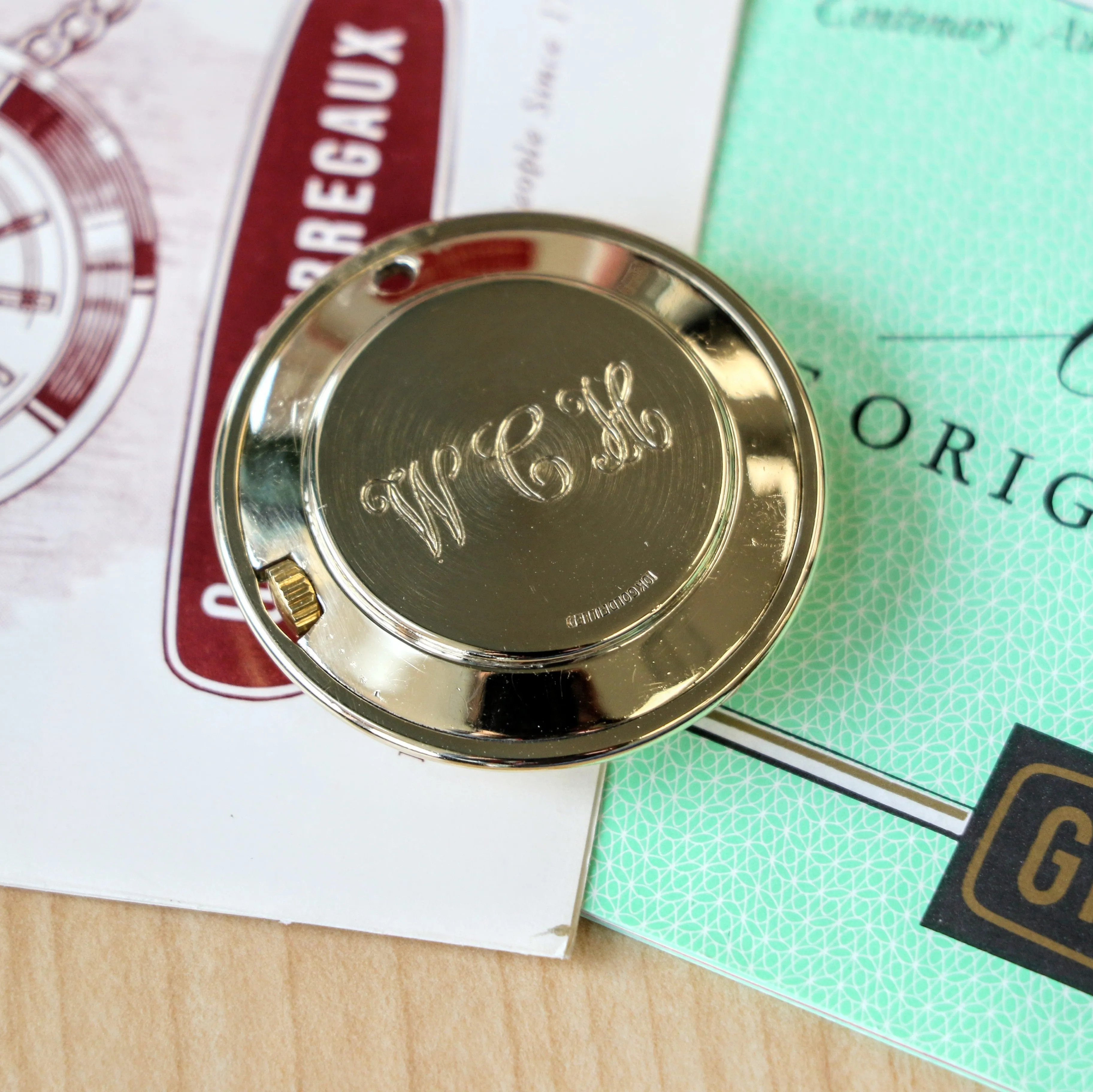 Girard Perregaux Pocket Watch17 Jewels "Personal Pocket Piece" - Full Kit: 3 PW Chains, Box & Papers