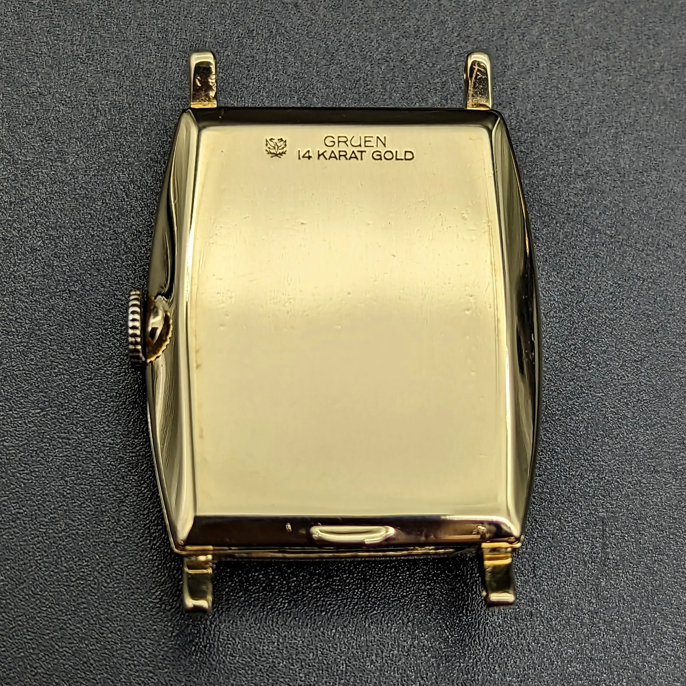 GRUEN Precision Wristwatch 14K GOLD Swiss Cal. 430 17 Jewel Vintage Watch