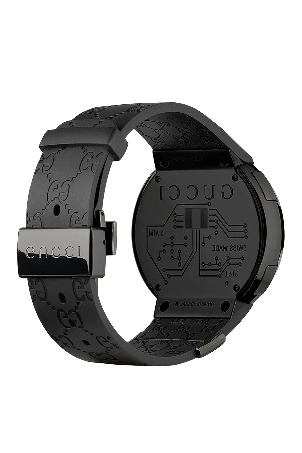 Gucci I Gucci Ion Plated Digital Mens Watch