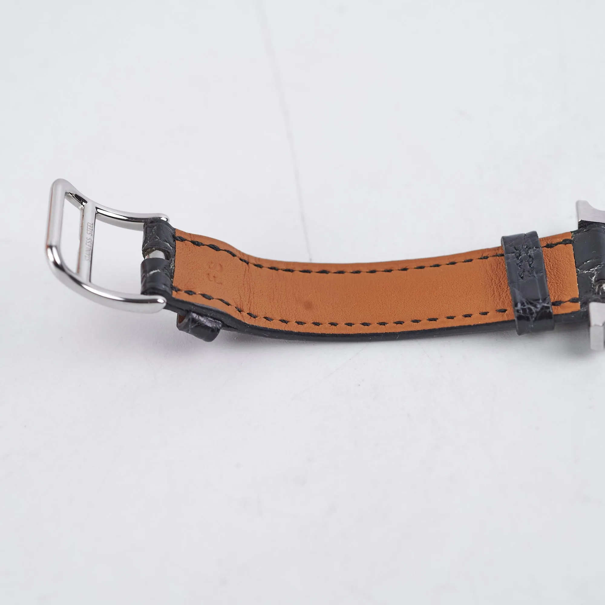 Hermes Heure H Watch Black Diamond Small 25mm