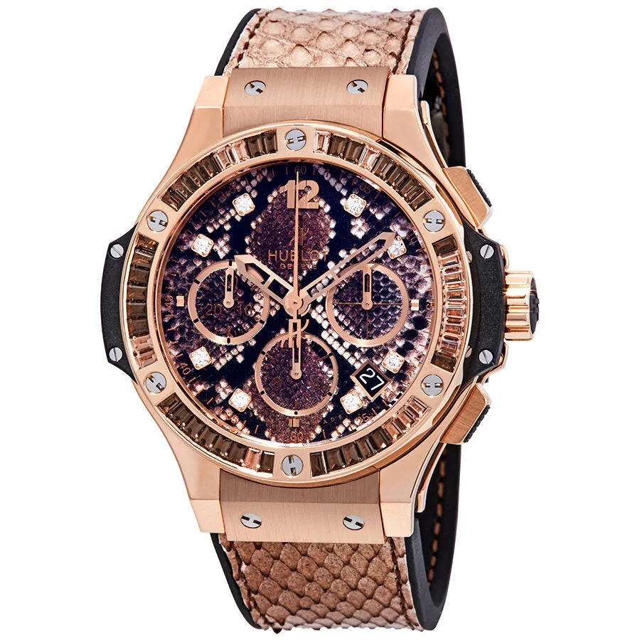 Hublot Big Bang Boa 18kt Rose Gold Diamond Chronograph Men's Watch 341.PX.7918.PR.1979