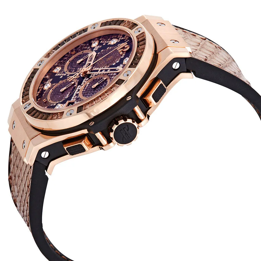 Hublot Big Bang Boa 18kt Rose Gold Diamond Chronograph Men's Watch 341.PX.7918.PR.1979