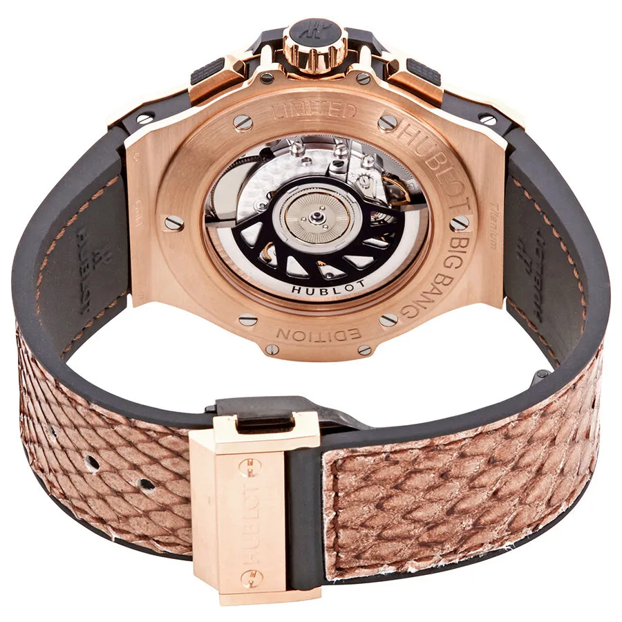 Hublot Big Bang Boa 18kt Rose Gold Diamond Chronograph Men's Watch 341.PX.7918.PR.1979