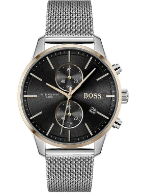 Hugo Boss Associate Silver Mesh Men's Watch 1513805
