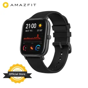 In stock Global Version Amazfit GTS Smart Watch 5ATM Waterproof Swimming Smartwatch 14 Days Battery Music Control for Android