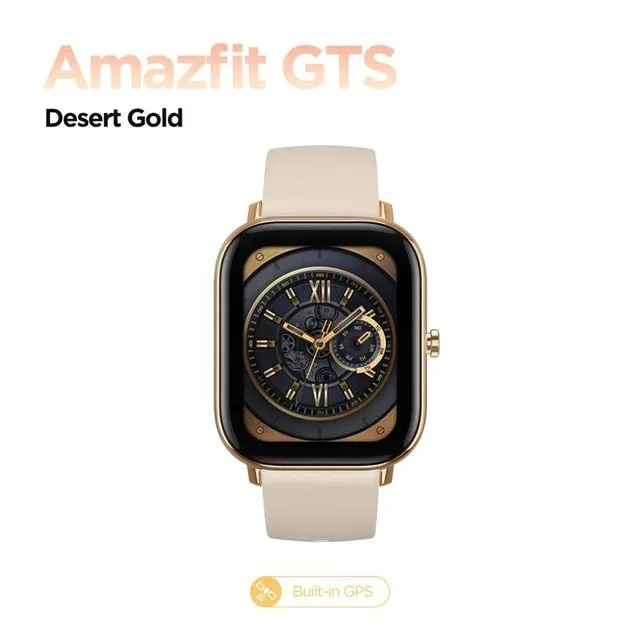 In stock Global Version Amazfit GTS Smart Watch 5ATM Waterproof Swimming Smartwatch 14 Days Battery Music Control for Android
