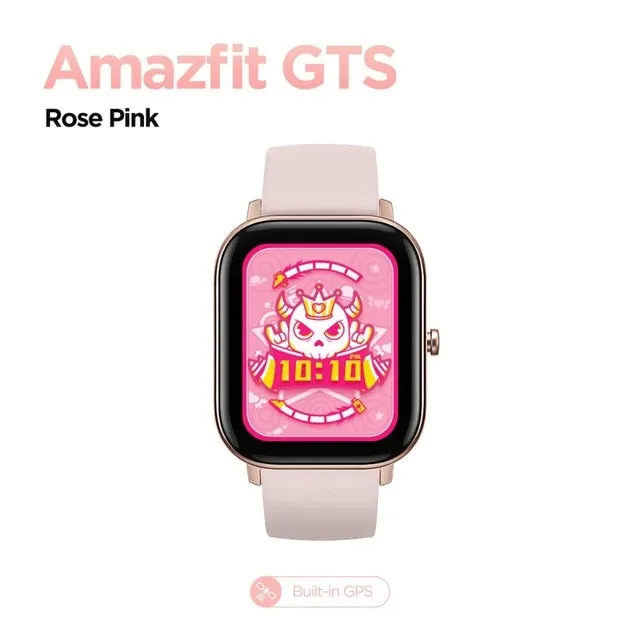 In stock Global Version Amazfit GTS Smart Watch 5ATM Waterproof Swimming Smartwatch 14 Days Battery Music Control for Android