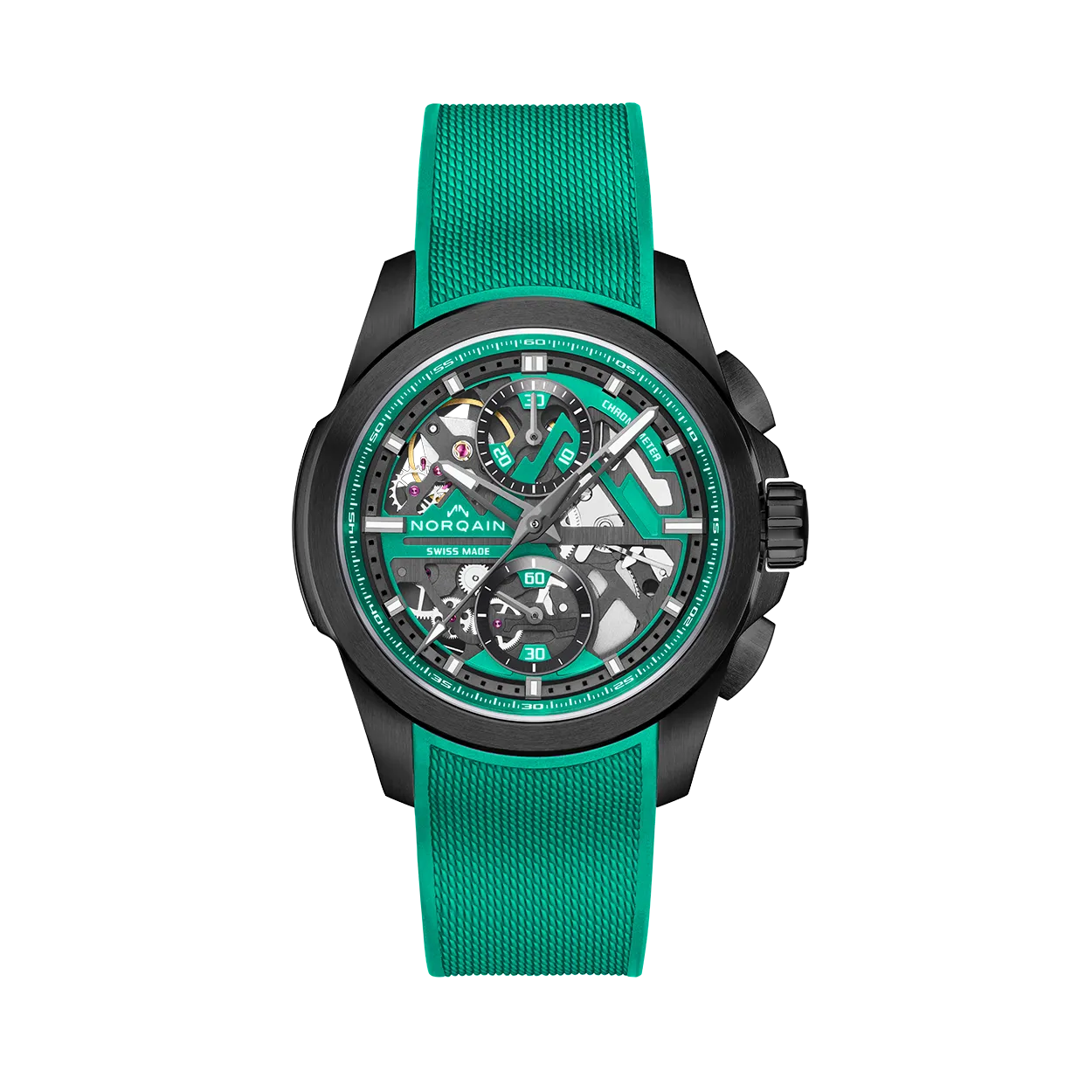 Independence Skeleton Chrono 42MM - Jade