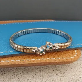 Ladies 10k Gold-Filled & Emerald Single-Lug Speidel Unused Vintage Watch Band