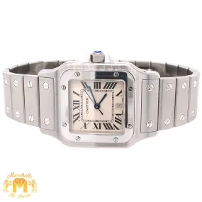 Ladies' Stainless Steel 29mm Cartier  Santos Watch