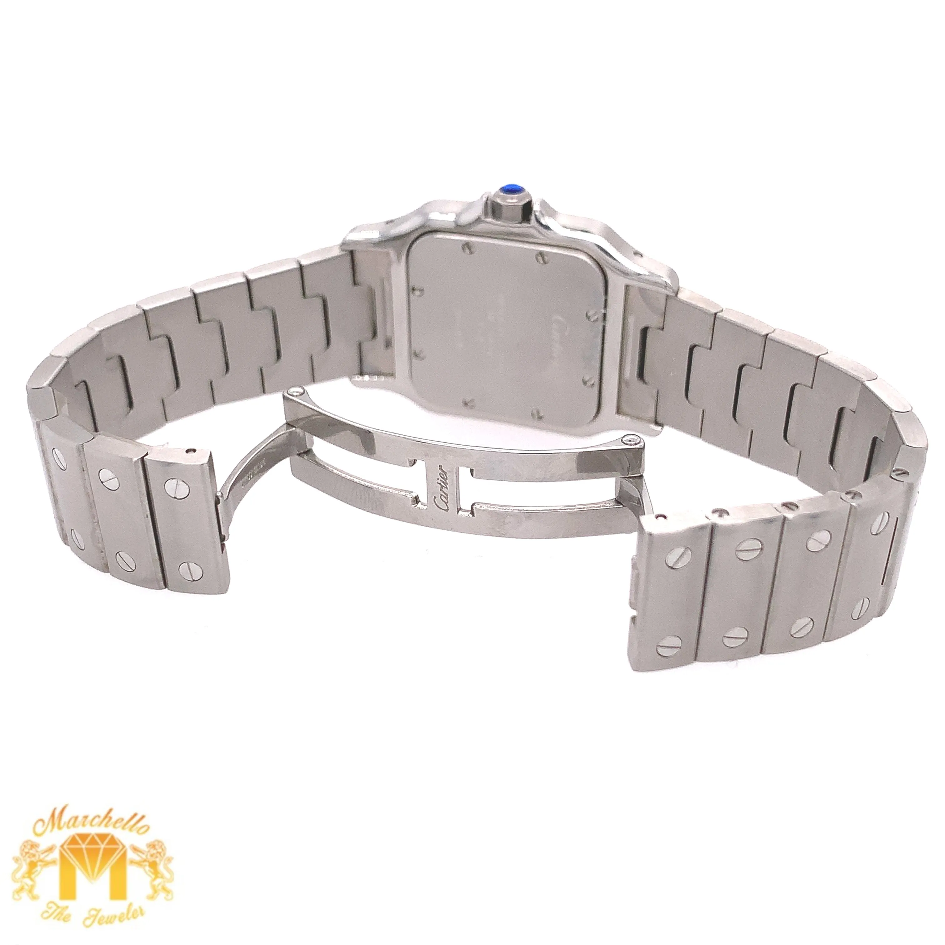Ladies' Stainless Steel 29mm Cartier  Santos Watch