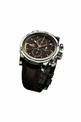 louis moinet geograph 46mm stainless steel limited edition 365 pieces men's watch