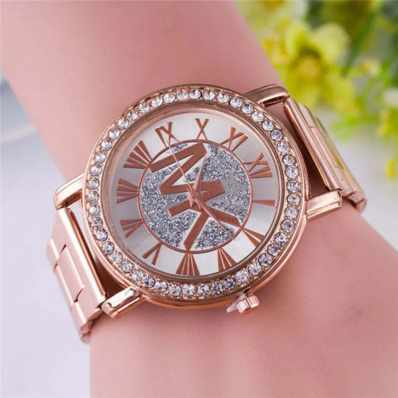 Luxury Ladies Fashion Full Diamond Quartz Watch