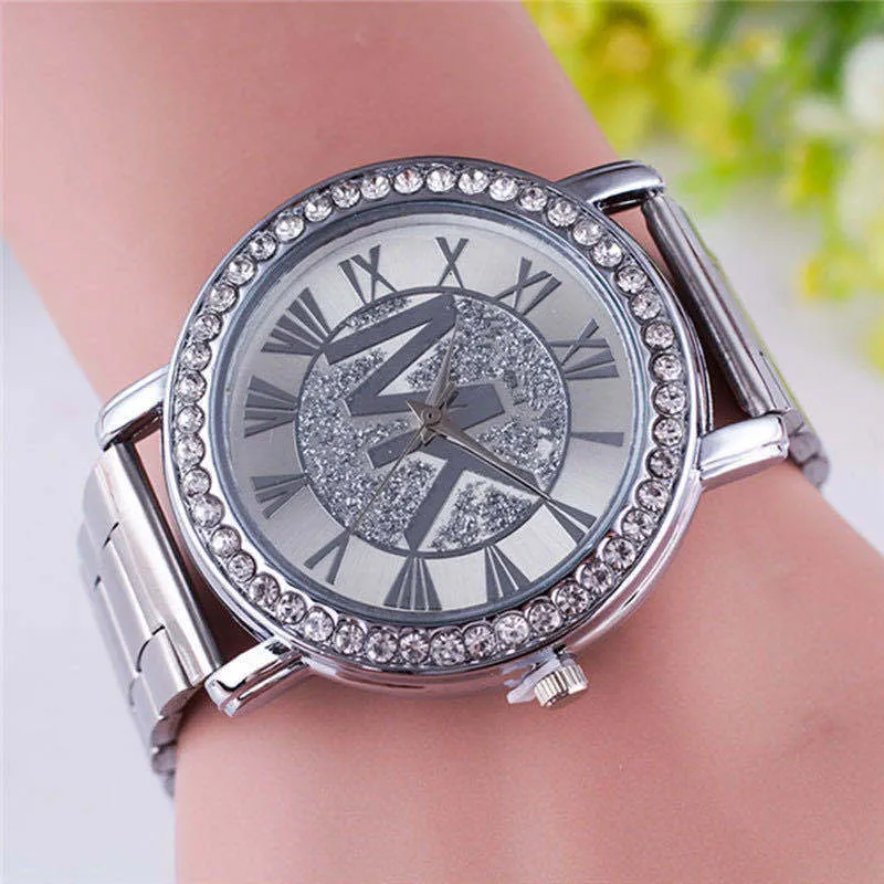 Luxury Ladies Fashion Full Diamond Quartz Watch