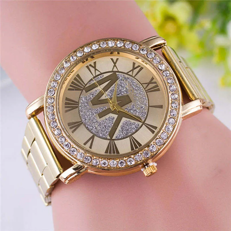 Luxury Ladies Fashion Full Diamond Quartz Watch