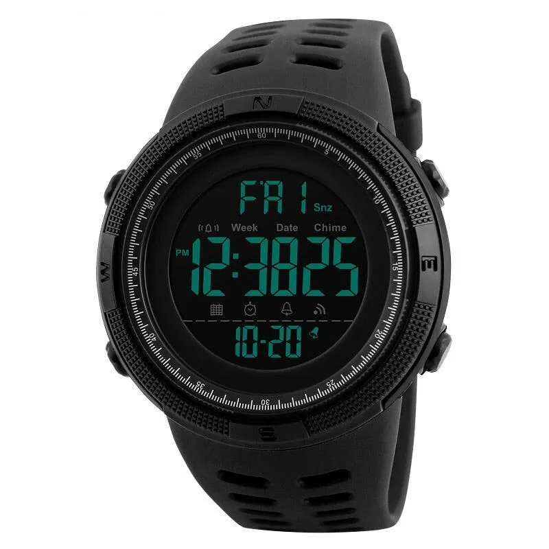 Mens Sports Watches Dive 50m Digital LED Military Watch Men Fashion Casual Electronics Wristwatches
