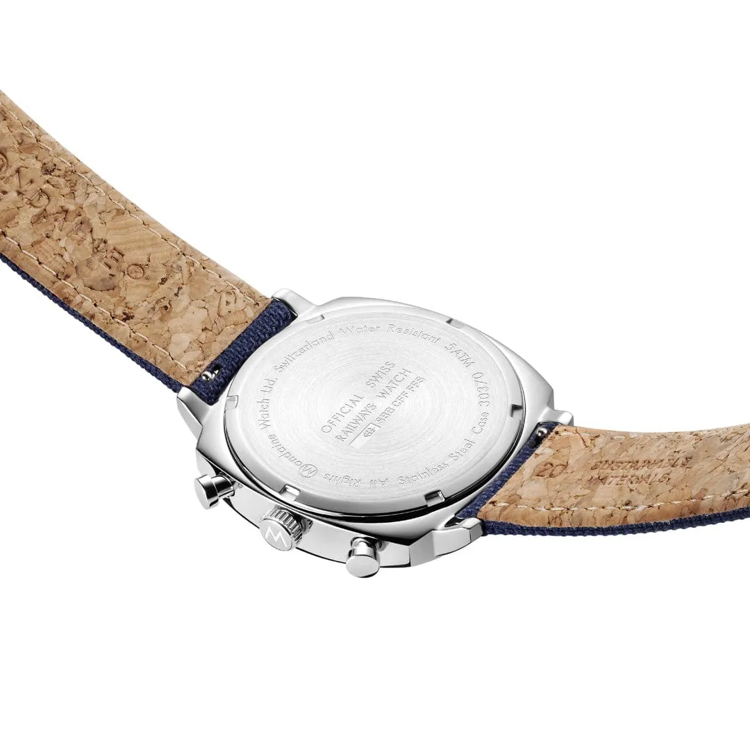 MONDAINE CUSHION OCEAN BLUE, 41 MM- MSL.41440.LD.SET