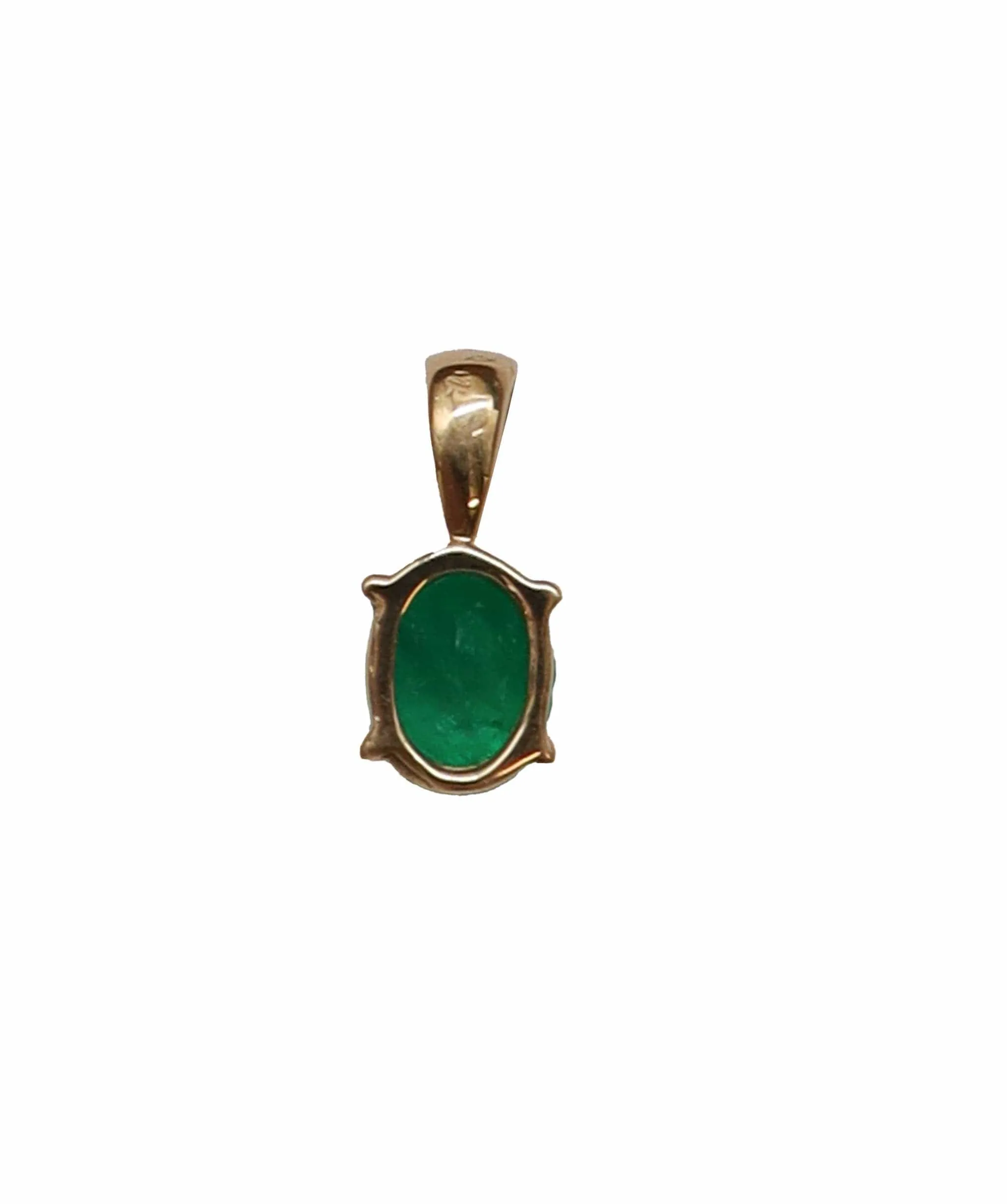 MS7866.6 Emerald Columbian Yellow Gold Natural MS7866.6