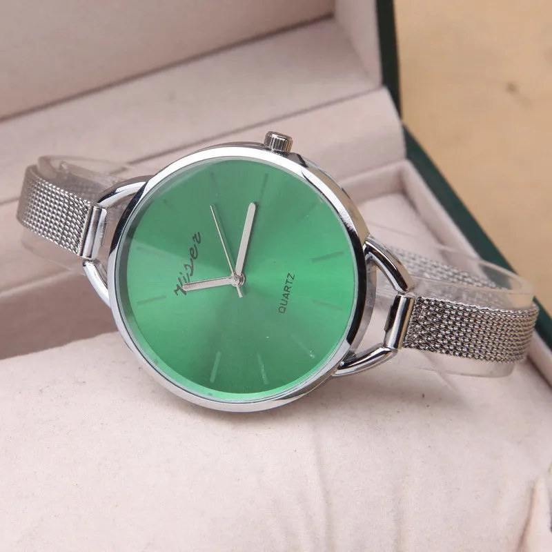 NEW Fashion Design Luxury Brand silver watch women watches casual Minimalist Wristwatches Gift Steel Strap Women's dress Watch