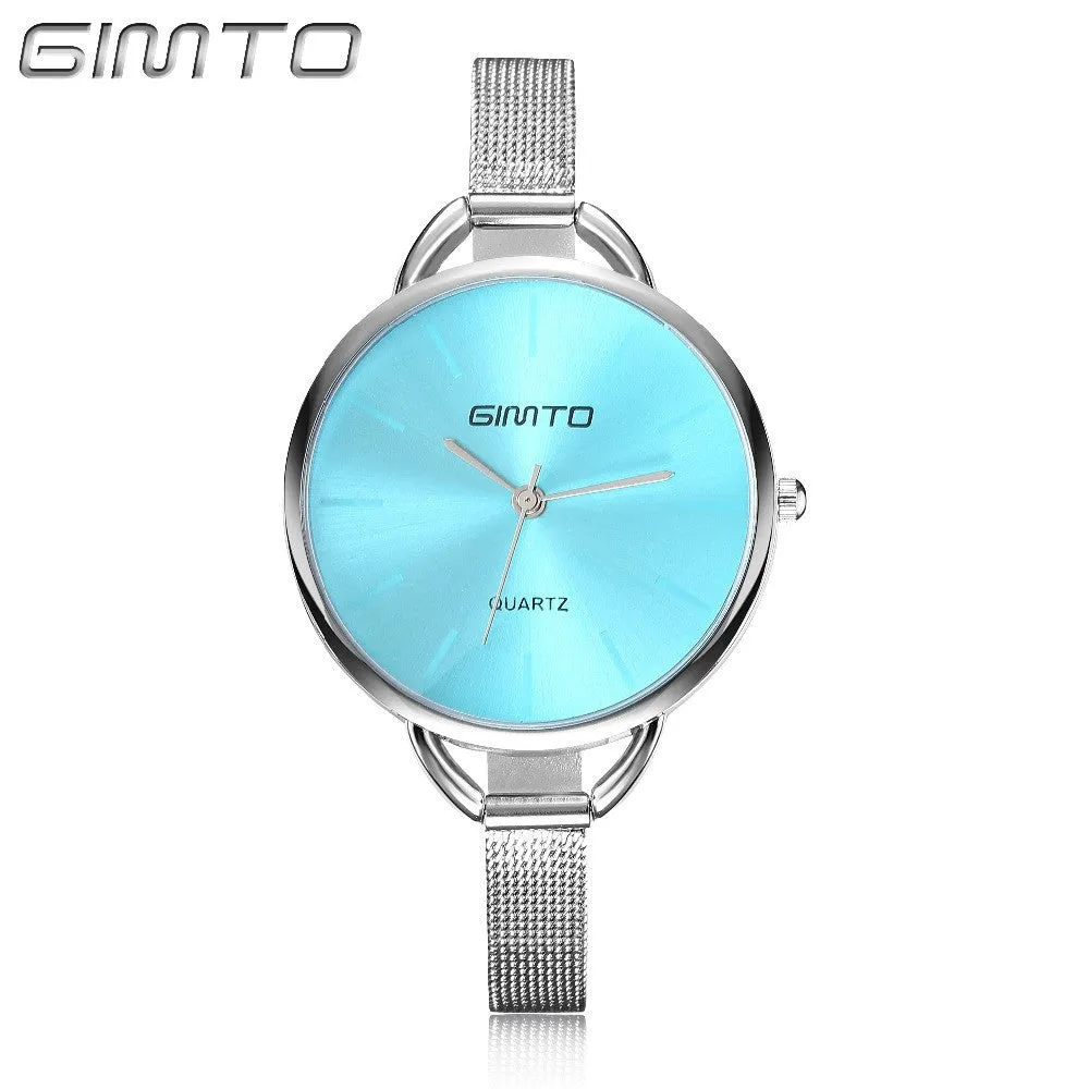 NEW Fashion Design Luxury Brand silver watch women watches casual Minimalist Wristwatches Gift Steel Strap Women's dress Watch