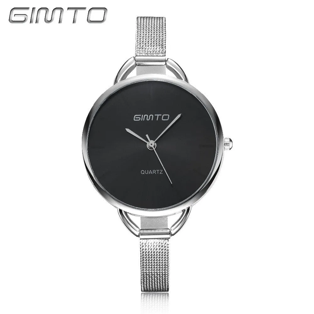 NEW Fashion Design Luxury Brand silver watch women watches casual Minimalist Wristwatches Gift Steel Strap Women's dress Watch