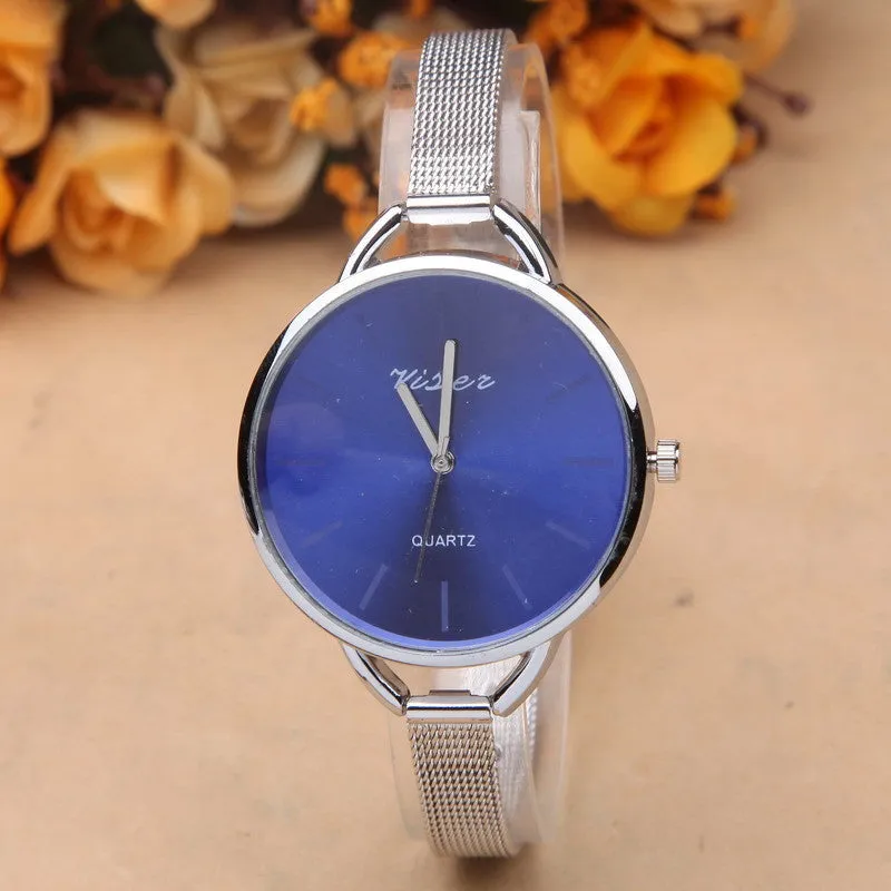 NEW Fashion Design Luxury Brand silver watch women watches casual Minimalist Wristwatches Gift Steel Strap Women's dress Watch