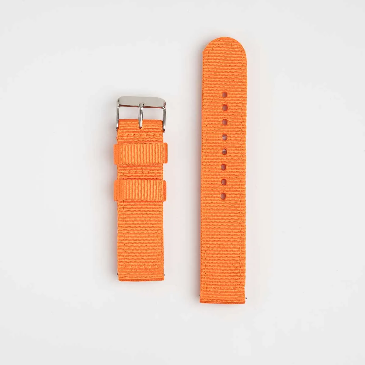 Nylon Quick Release Orange Watch Strap