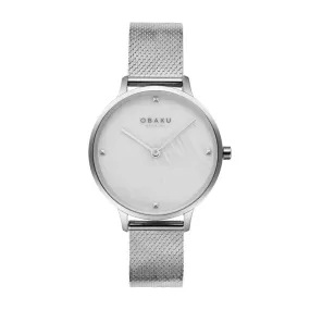Obaku Figen - MOP Dial Stainless Steel Ladies Watch V295LXCWHC