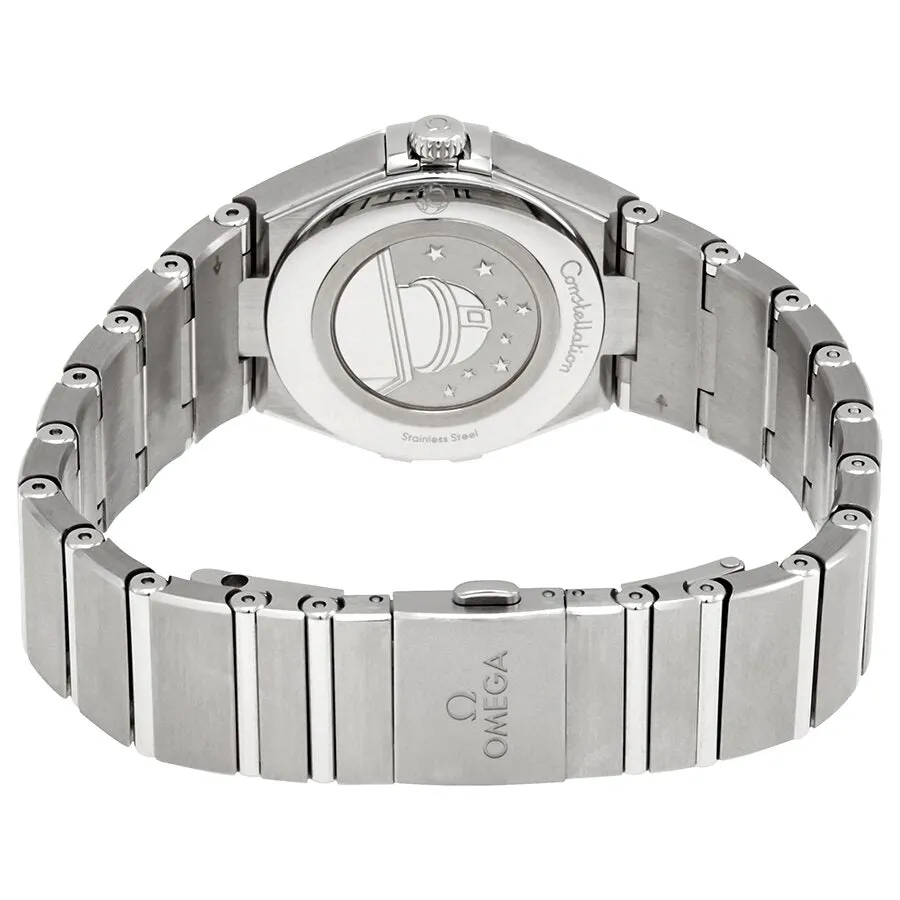 Omega Constellation Manhattan Quartz Diamond Silver Dial Ladies Watch 131.15.28.60.52.001