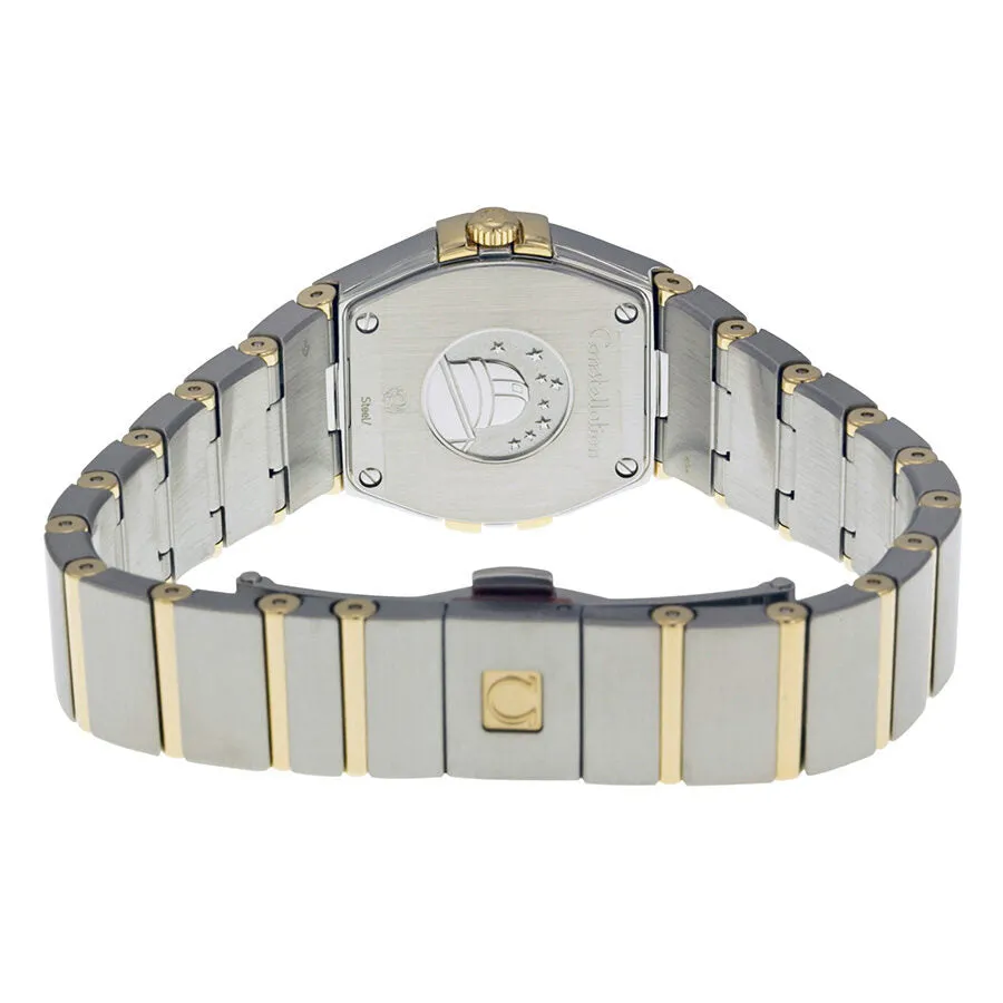Omega Constellation Mother of Pearl Dial Steel and Yellow Gold Diamond Ladies Watch 12325246055011 123.25.24.60.55.011