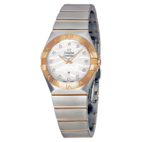 Omega Constellation Mother of Pearl Diamond Dial Ladies Watch 123.20.27.60.55.006