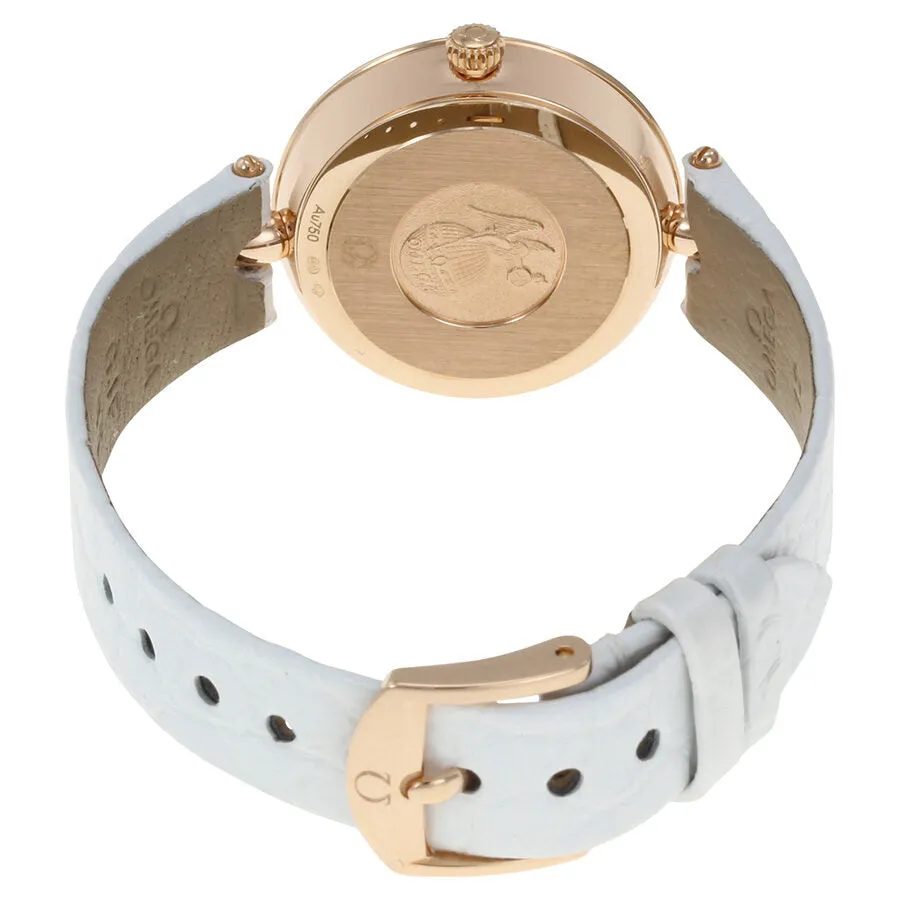 Omega De Ville Prestige White Mother of Pearl Dial Ladies Watch 424.58.27.60.55.002