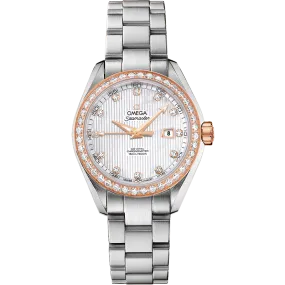 Omega Seamaster Aqua Terra 150M 34 mm, steel - red gold on steel