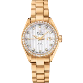 Omega Seamaster Aqua Terra 150M 34 mm, yellow gold on yellow gold