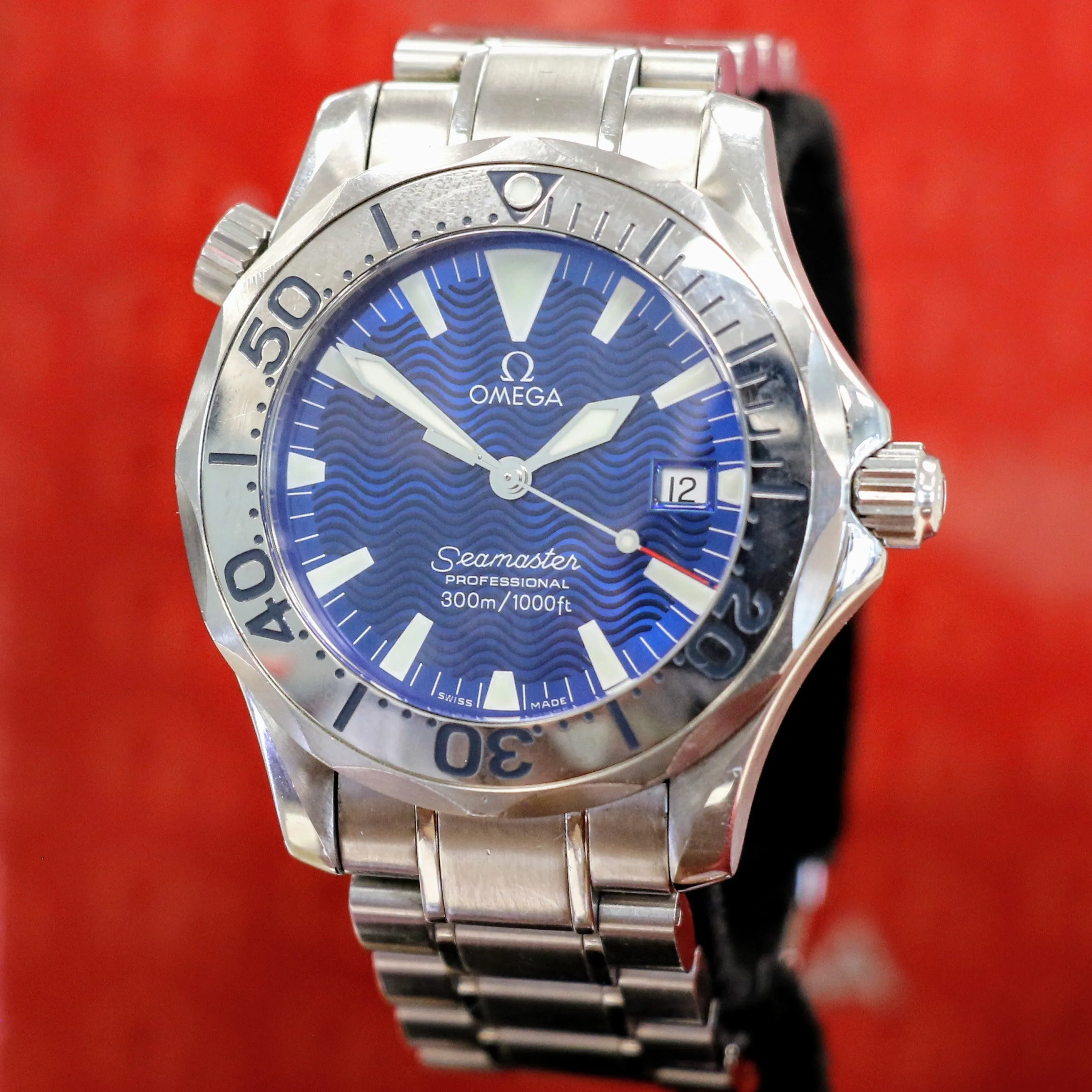 OMEGA Seamaster Professional Watch 36.25mm Ref. 2263.80.00 ALL Original, Box & Papers! Quartz Wristwatch